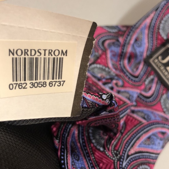 J Z Richards Tie/ pink paisley - Picture 4 of 9